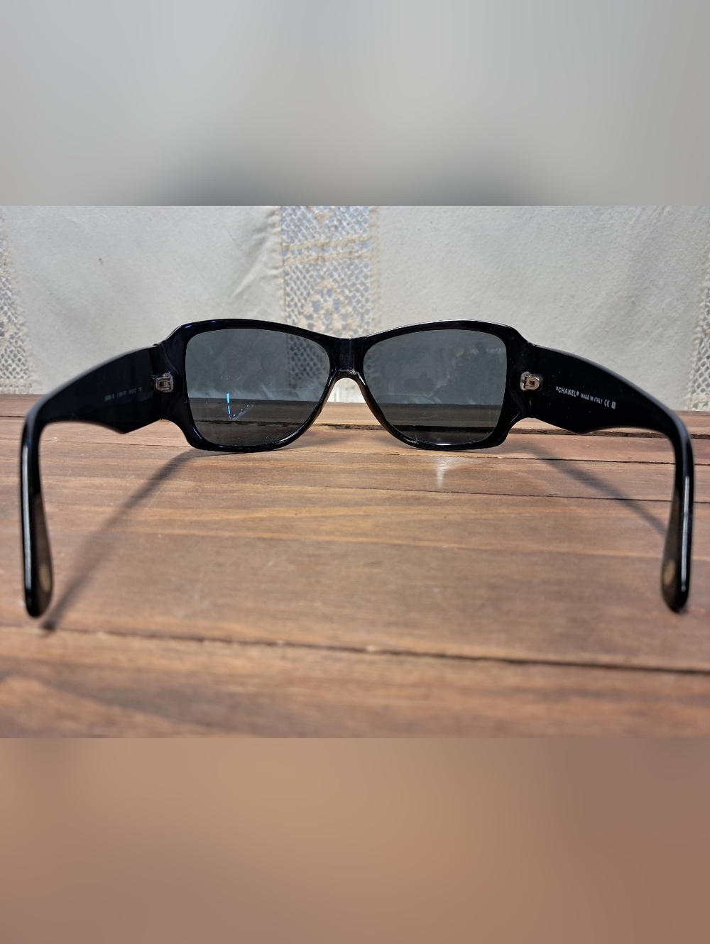 Authentic Chanel Acetate Crystal CC Sunglasses - Picture 7 of 9